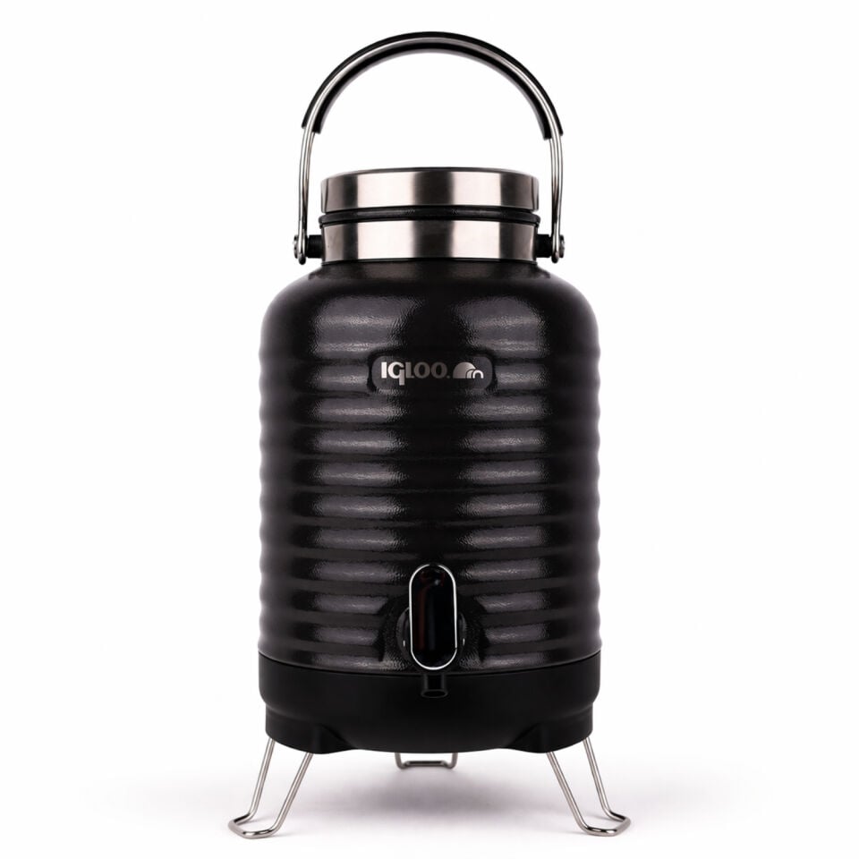 Çelik Family Termos - Igloo - Barrel - 5 lt - Siyah - 205865