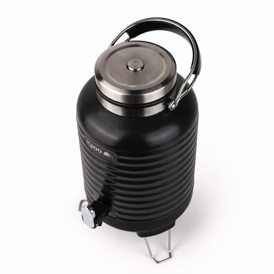 Çelik Family Termos - Igloo - Barrel - 5 lt - Siyah - 205865
