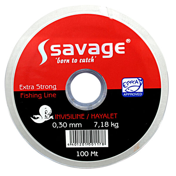 Hayalet Olta Misinası - 100 MT- Savage - 0,30 mm - Sazan, Yayın,Turna, Alabalık