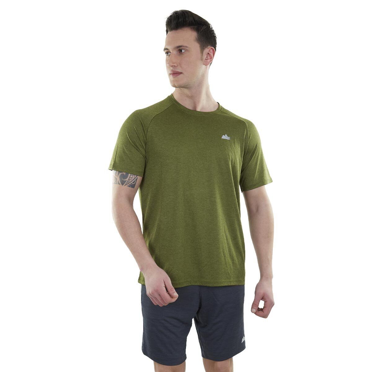 Spor Erkek Tişört - Hızlı Kuruyan Tişört - Ultra Dry - Haki (600614)