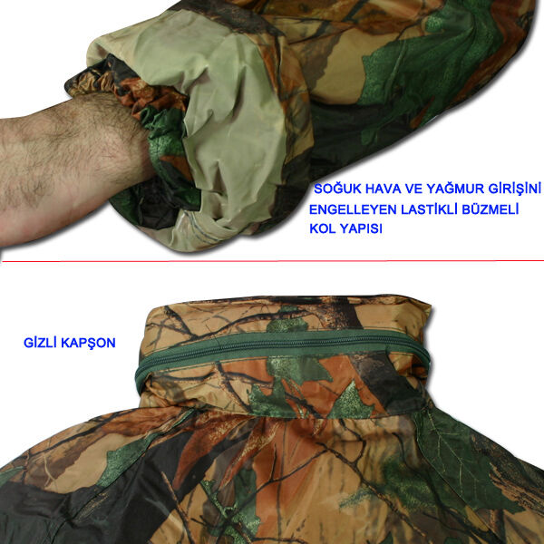 Savage Imperteks Pardesü Yağmurluk 11011 (Ağaç Desen)