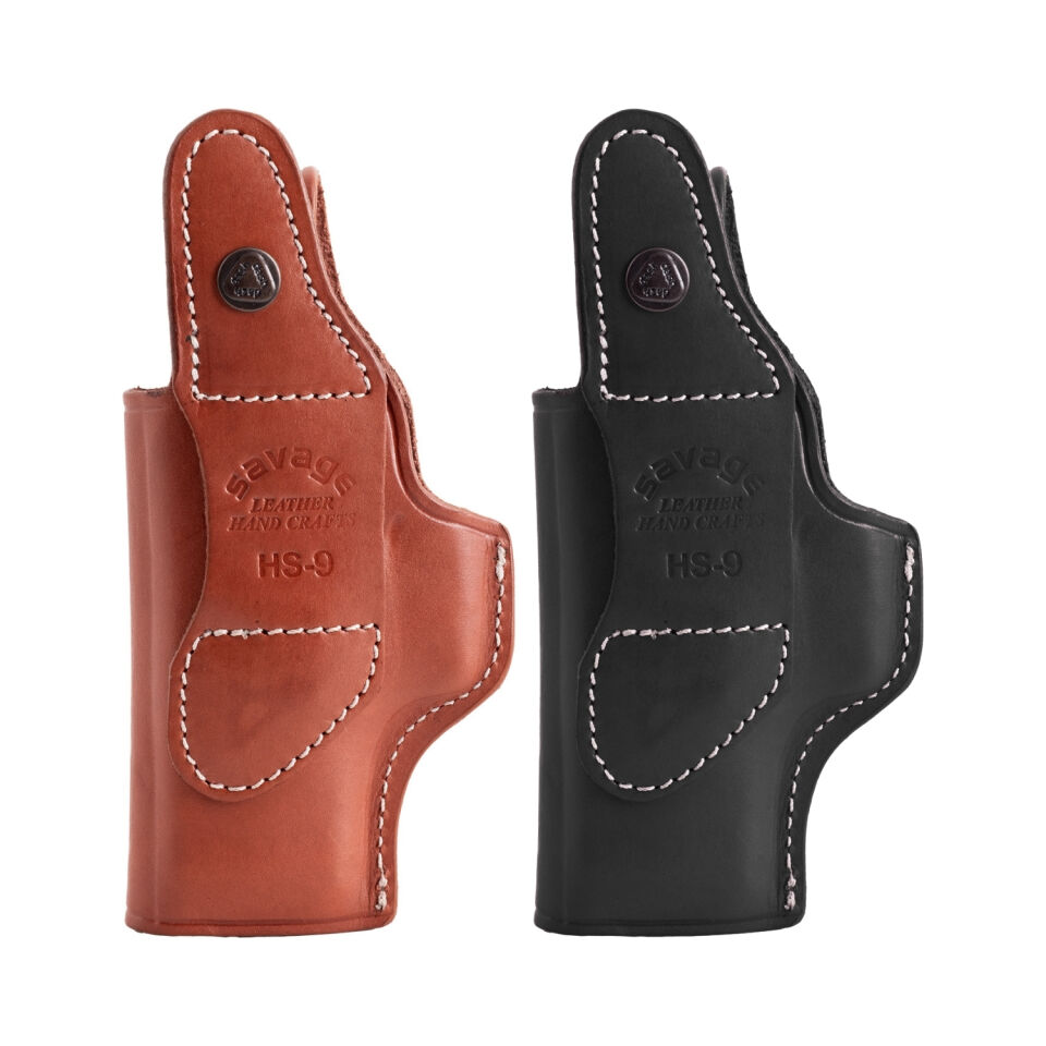Savage Belt Maşalı Tabanca Kılıfı HS9 - Kahve