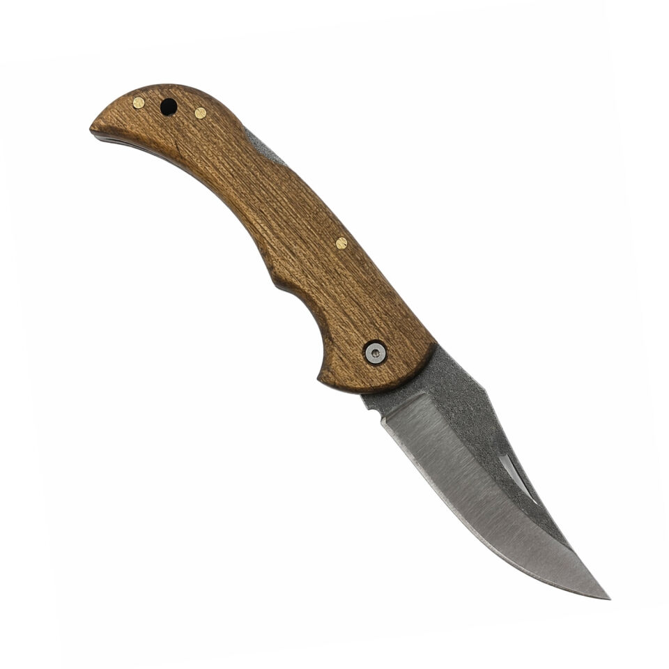 Katlanır Cep Çakısı - Argeus - Ahşap Saplı - Model 2