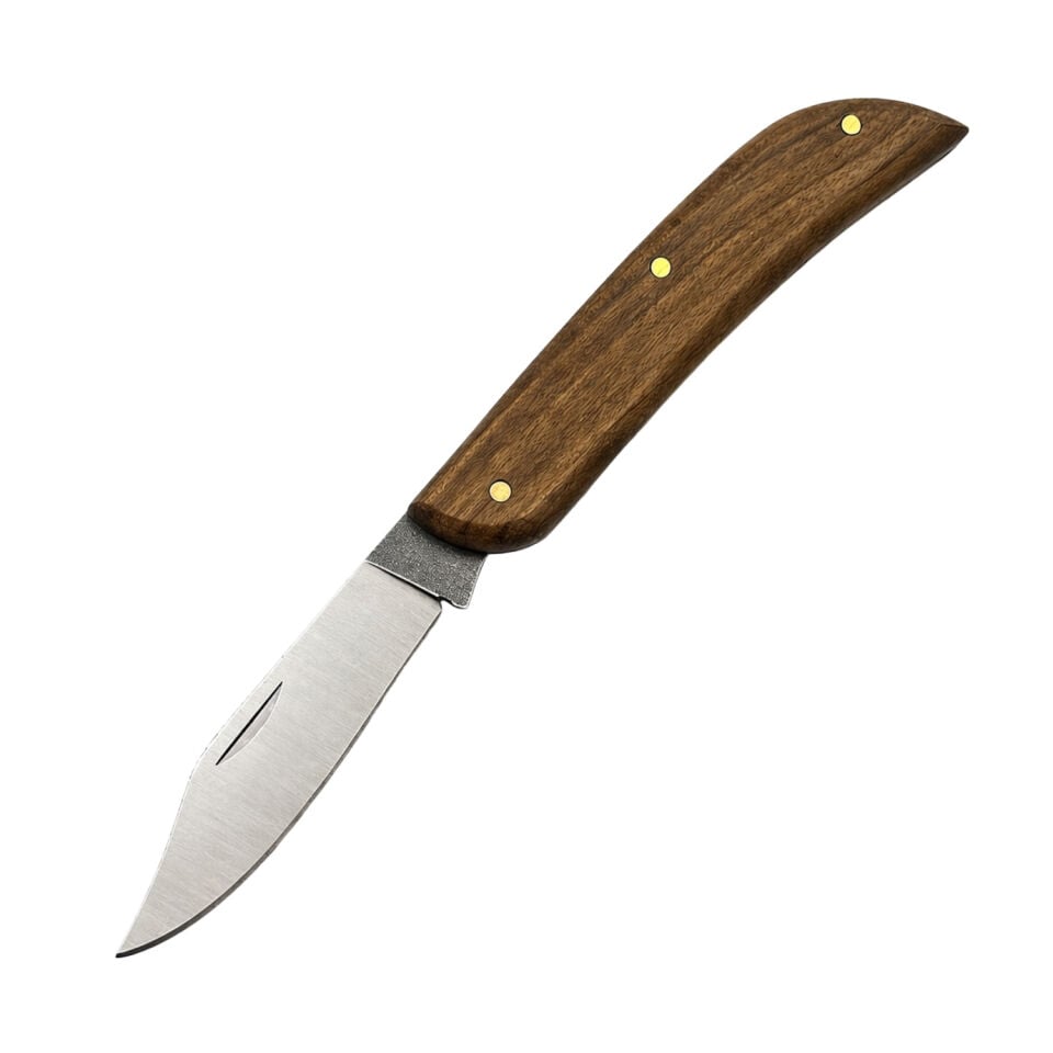 Katlanır Cep Çakısı - Argeus - Ahşap Saplı - Model 6