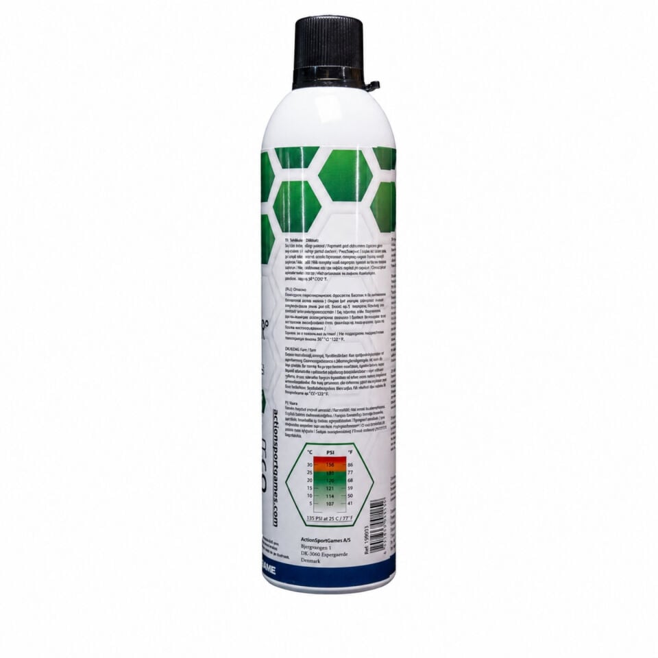 ASG Ultra Air Power Green Gas 570 ML Silikonlu 135 PSI