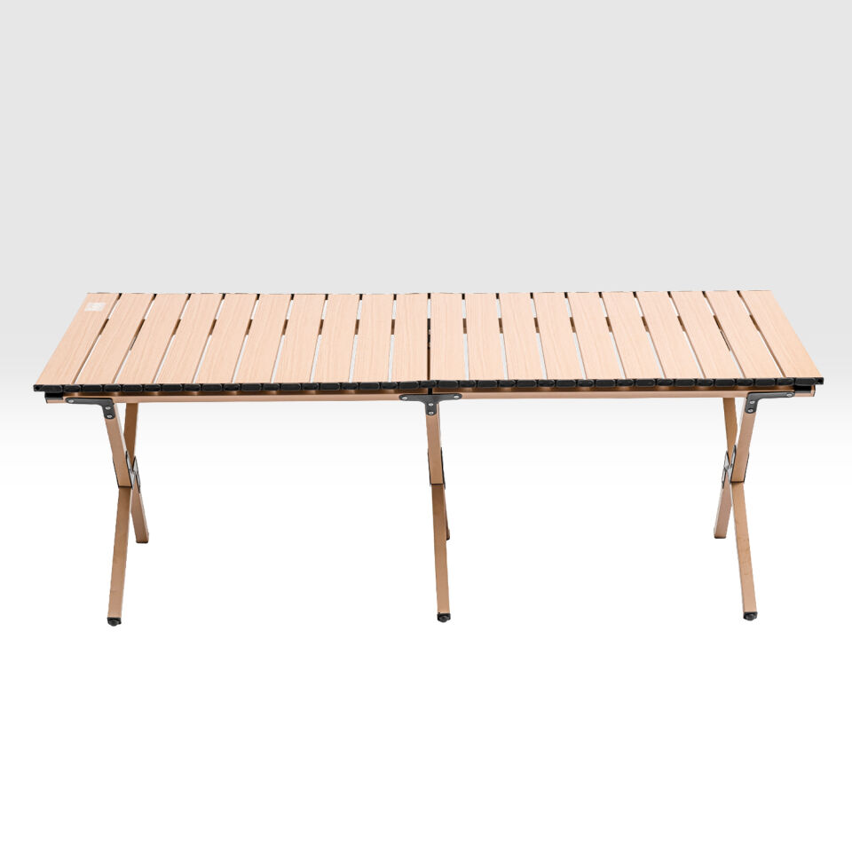 Katlanabilir Kamp Masası - 6/8 Kişilik - Timber - Taşıma Çantalı