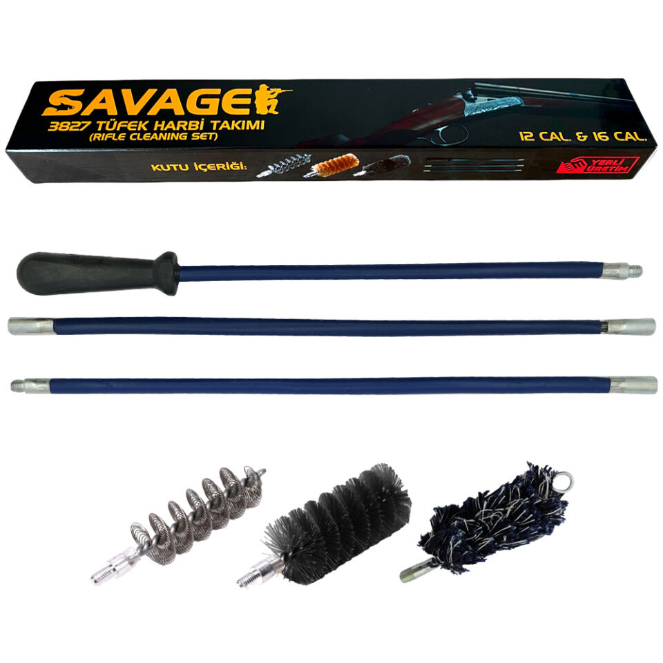 Tüfek Harbi Takımı - Temizleme Seti - Savage 3827