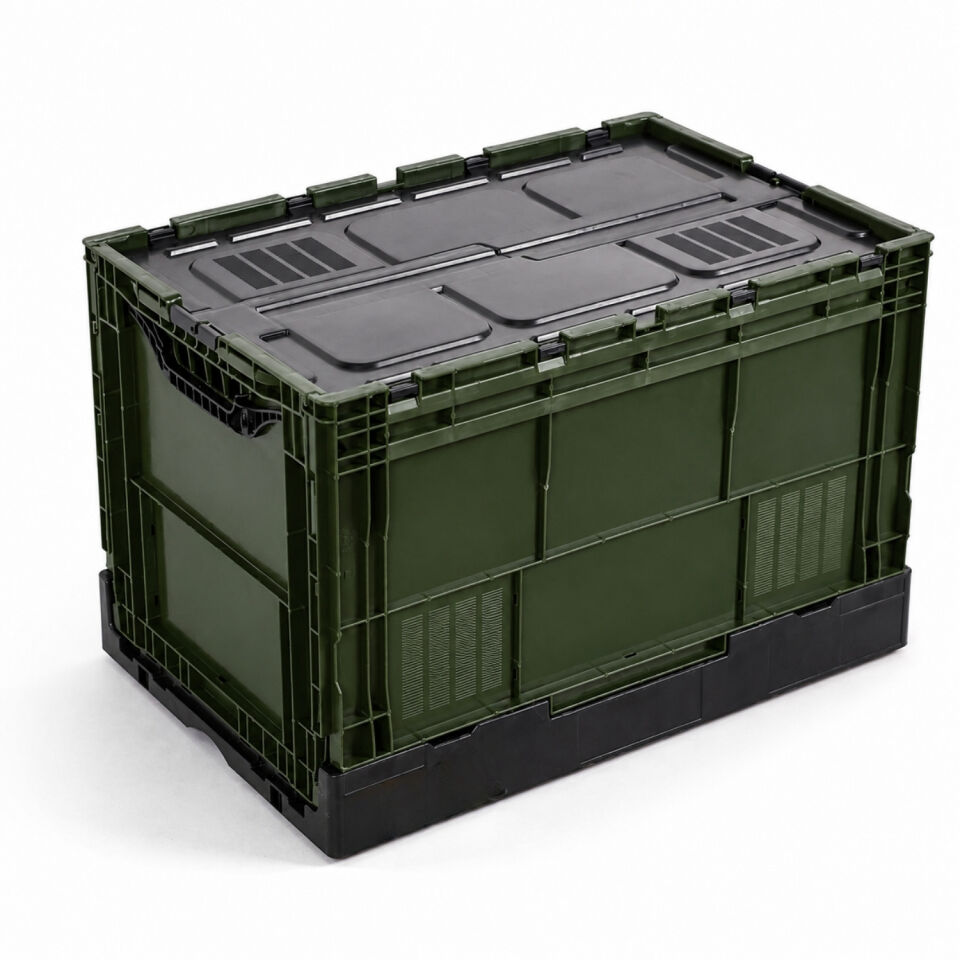 Katlanabilir Kamp Saklama Kutusu - 80  LT - FreeCamp - Siyah - 205987