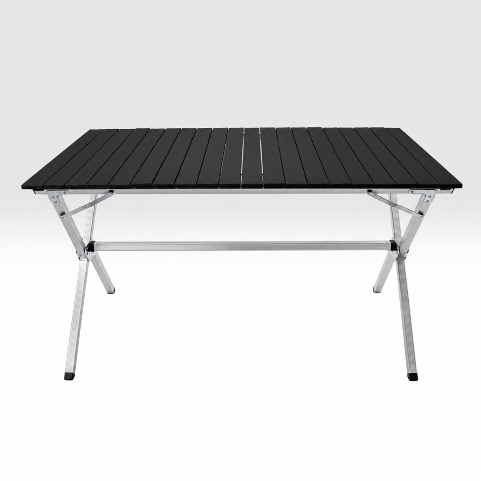 Katlanabilir Alüminyum Kamp Masası - 6/8 Kişilik - Tundra Dark - Taşıma Çantalı