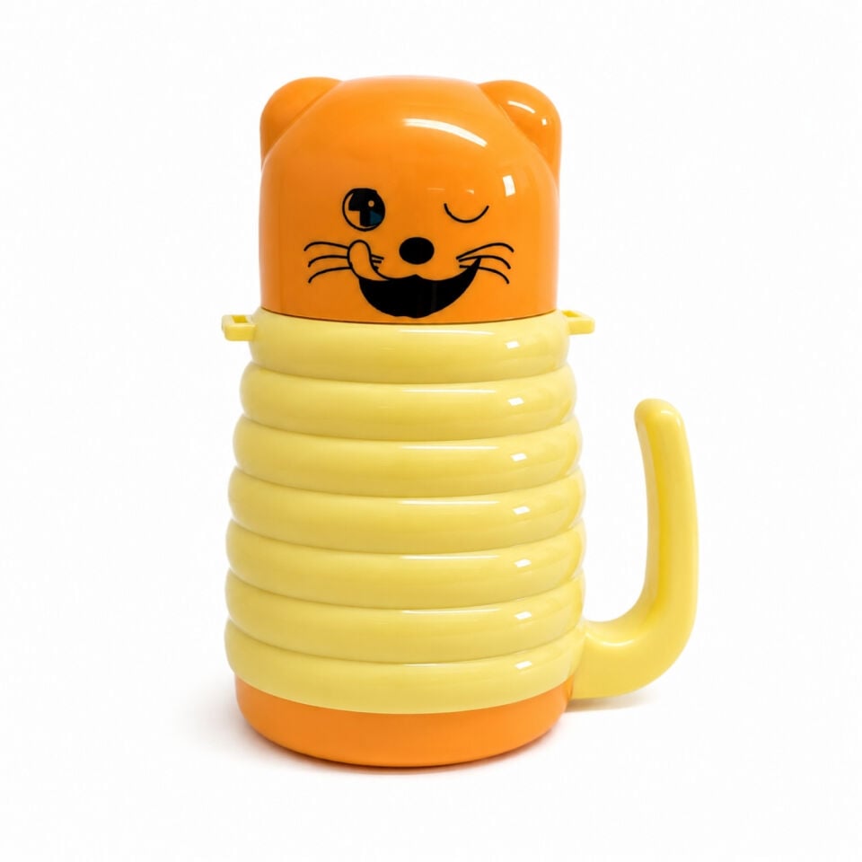 Çocuk Çelik Matara - Emojili - 350 ml - Sarı - 200339
