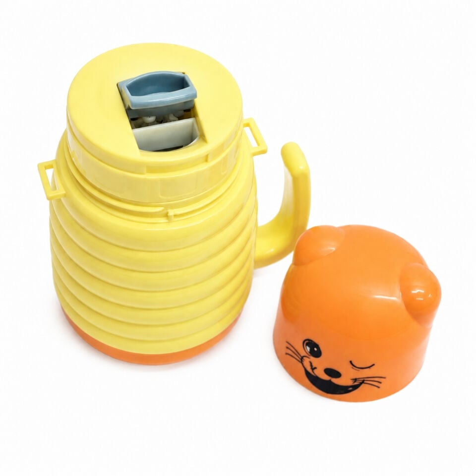 Çocuk Çelik Matara - Emojili - 350 ml - Sarı - 200339