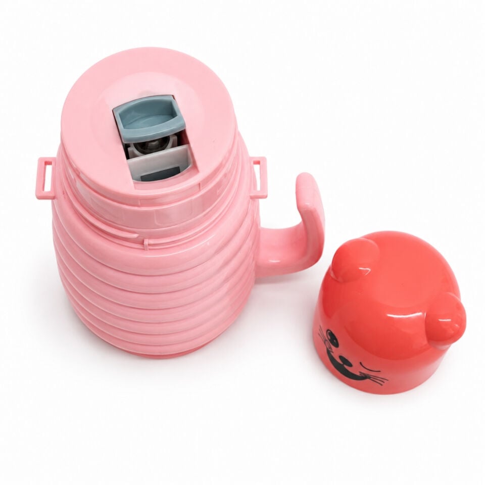 Çocuk Çelik Matara - Emojili - 350 ml - Pembe - 200339