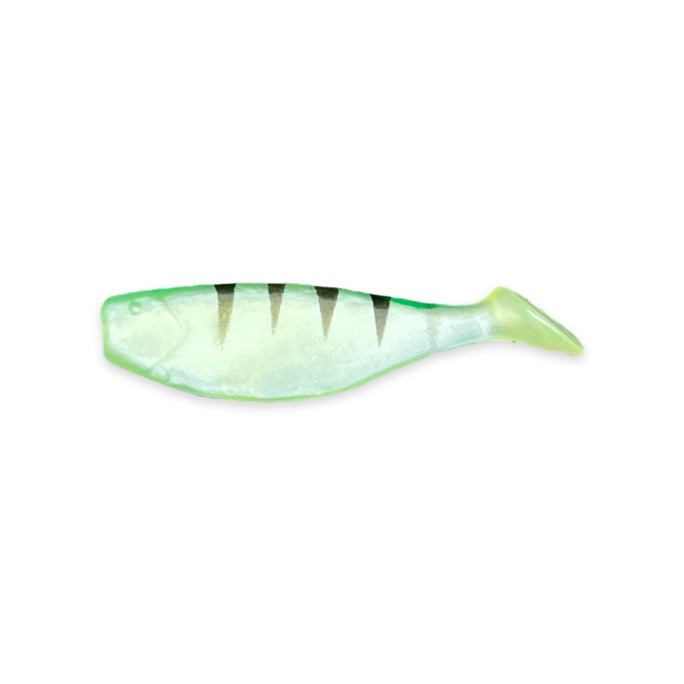 Silikon Balık Yem - Savex Bongo - 8cm - Yeşil Kaplan (17080-P010)