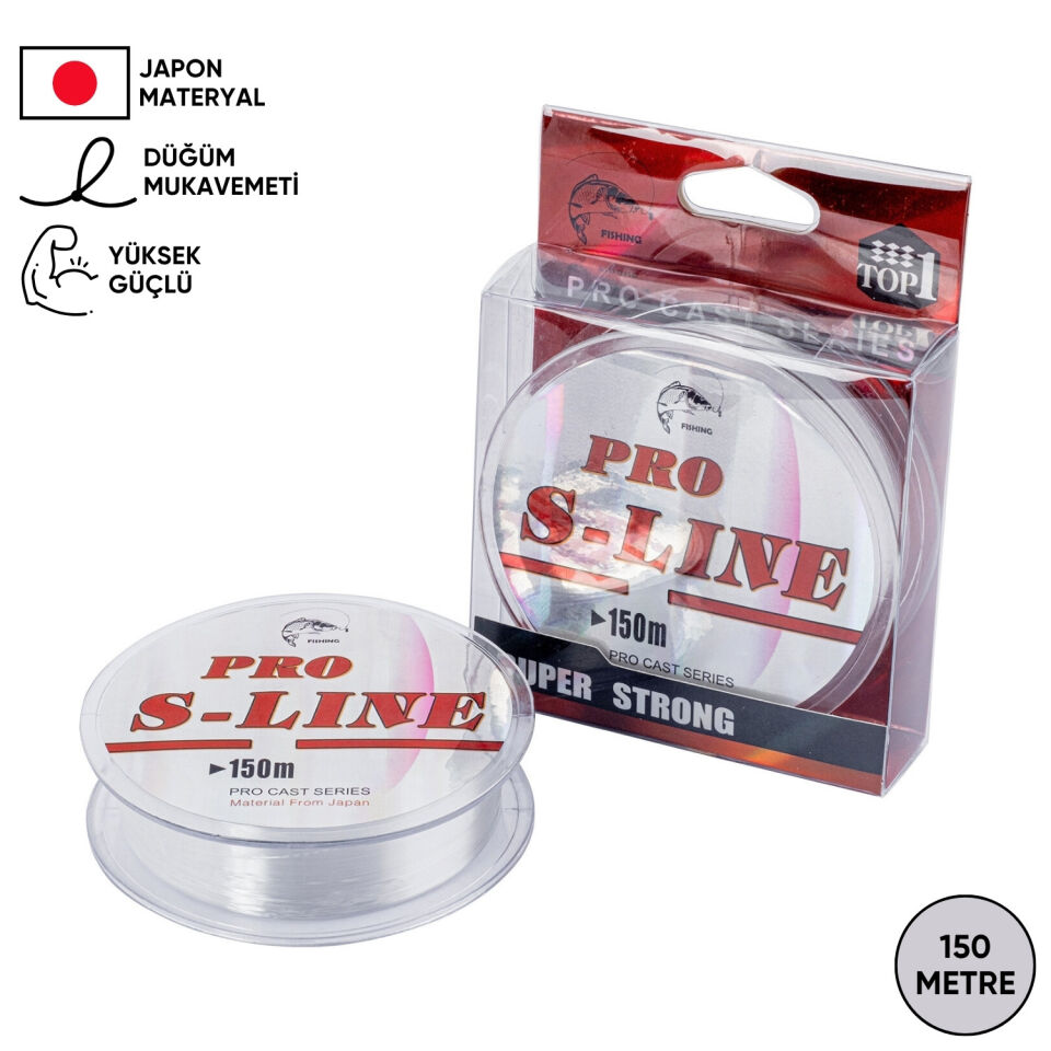 Hayalet Olta Misinası - Japon Materyal - 150 Metre - Pro S-Line - 0,26mm