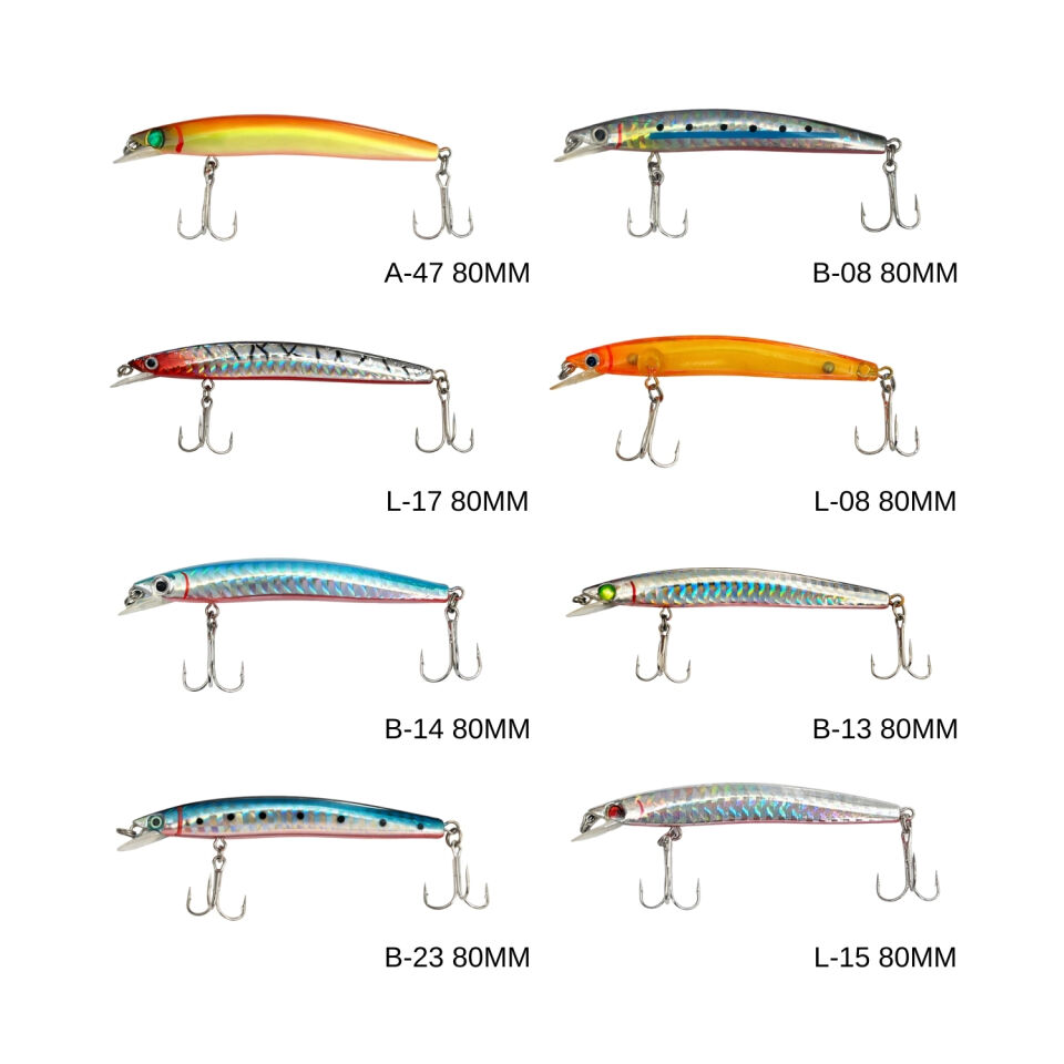 Maket Balık - Kurşun Arkası Rapala - 8cm 5gr - Sea Bose B-13