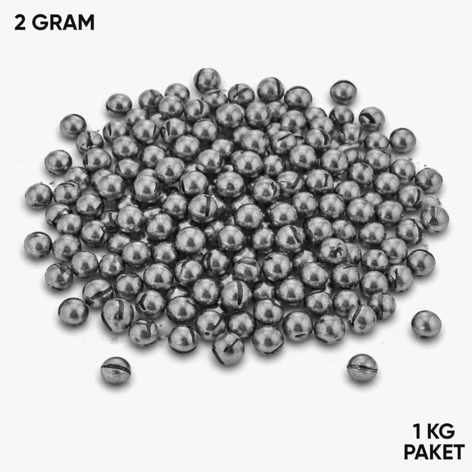 Kıstırma Yarma Kurşun - Kesikli Olta Kurşunu - 2 Gram (1 KG)