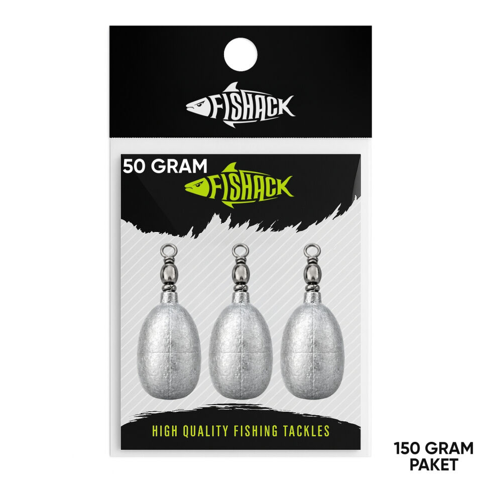 Fishack Fırdöndülü Kurşun 50gr (150gr)