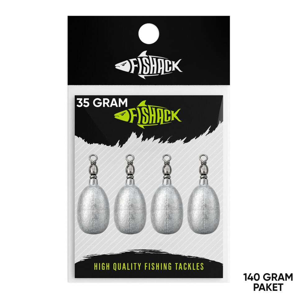 Fishack Fırdöndülü Kurşun 35gr (140gr)
