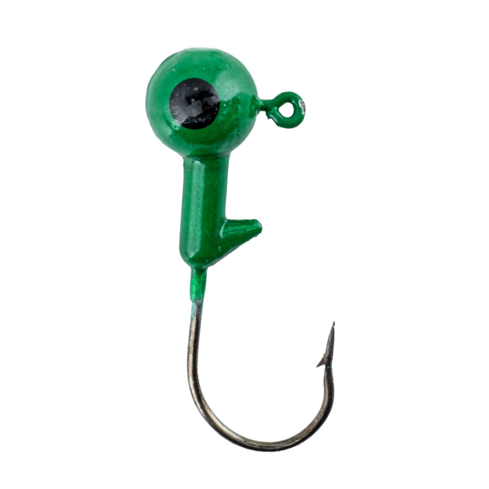 Jighead - Zoka - Kurşunlu Olta İğnesi - (XH-A 02) - Yeşil - 12 Gr
