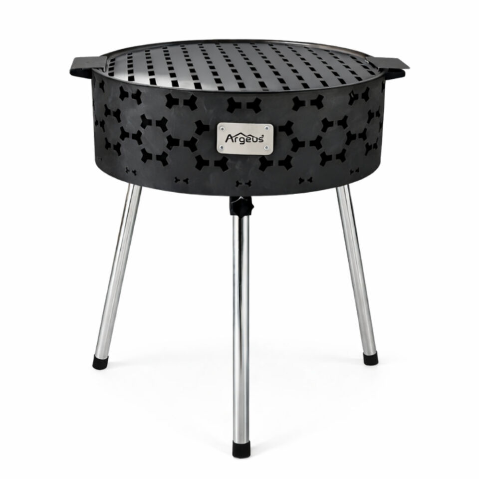 Taşınabilir Kömür Barbekü Mangal  - Büyük - 44cm*13cm*67cm